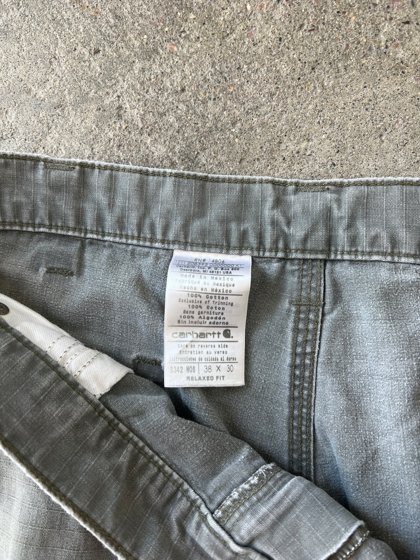 Vintage Faded Carhartt Cargo Pants - 36x27