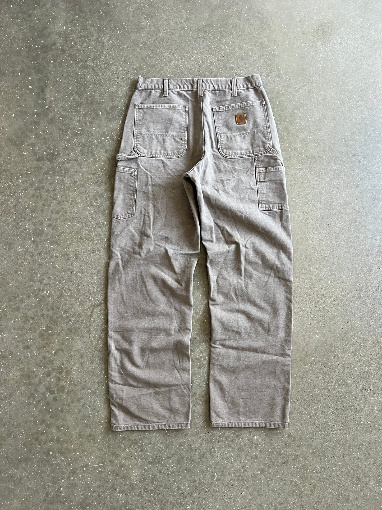 Vintage Cream Carhartt Carpenter Pants - 32x34