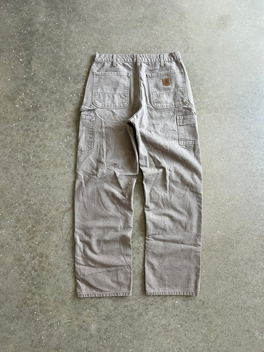 Vintage Cream Carhartt Carpenter Pants - 32x34