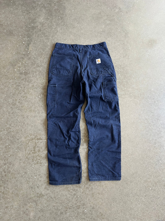 Vintage Blue Carhartt Carpenter Pants - 30x30
