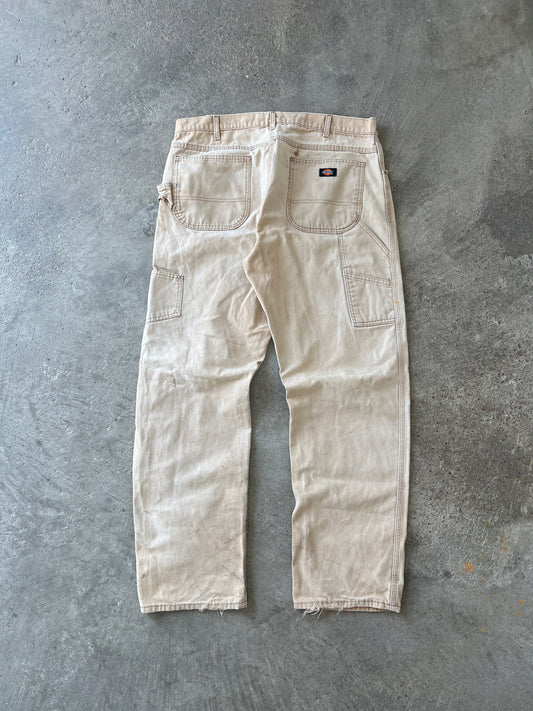 Vintage Cream Dickie Carpenter Pants - 36X32