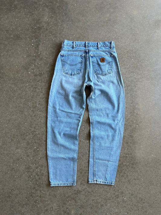 Vintage Denim Blue Carhartt Pants - 32x32