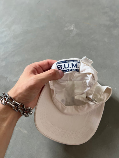 Vintage White BUM Equipment Hat