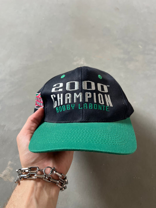 Vintage Bobby Labonte 2000 Champion Hat