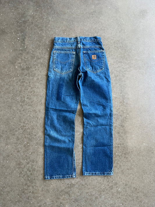 Vintage Dark Blue Carhartt Carpenter Pants - 28x30