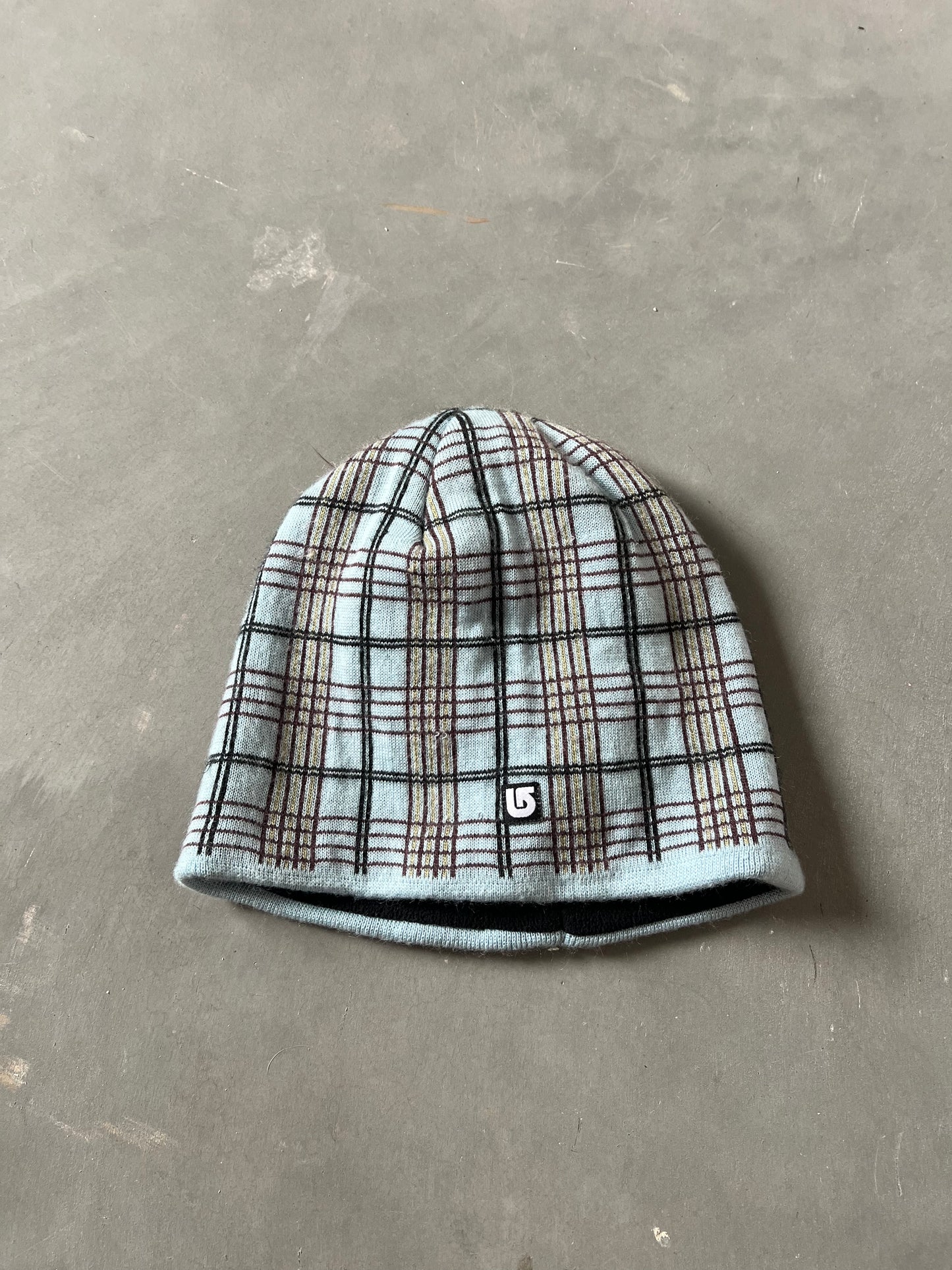 Vintage Sky Blue Stripped Y2k Beanie