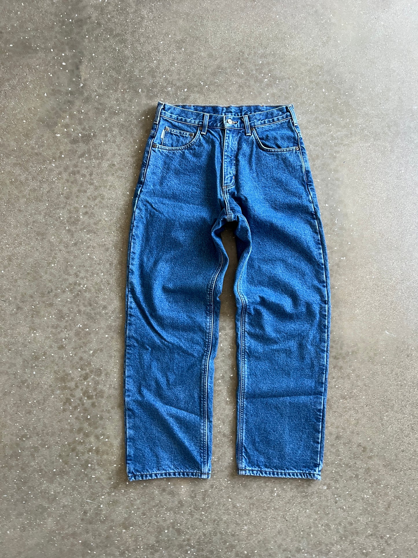 Vintage Dark Blue Carhartt Carpenter Pants - 32x30