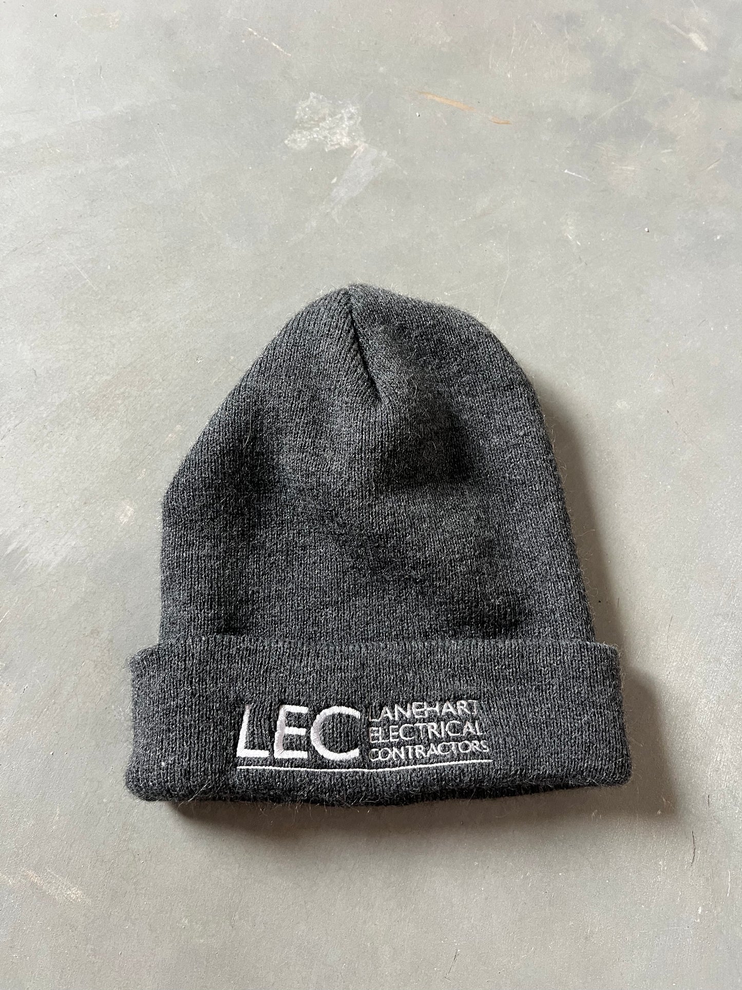 Vintage Grey Carhartt Logo Beanie