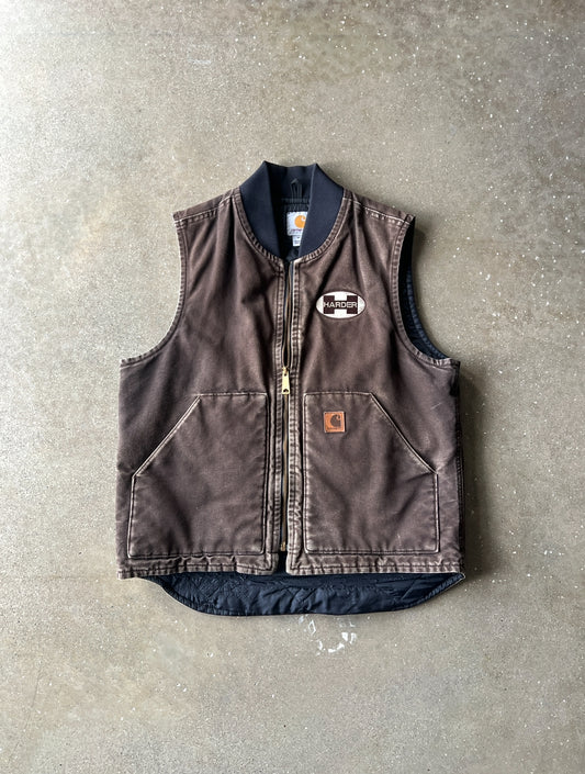 Vintage Faded Brown Carhartt Vest - M