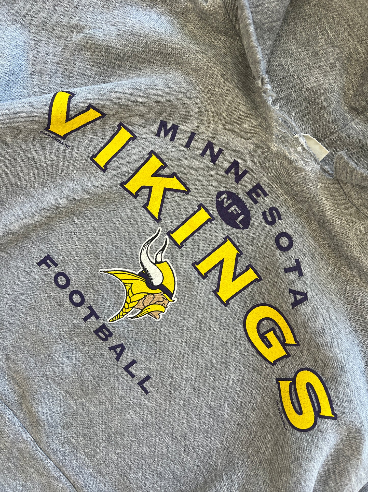 Vintage Minnesota Vikings Hoodie - XL