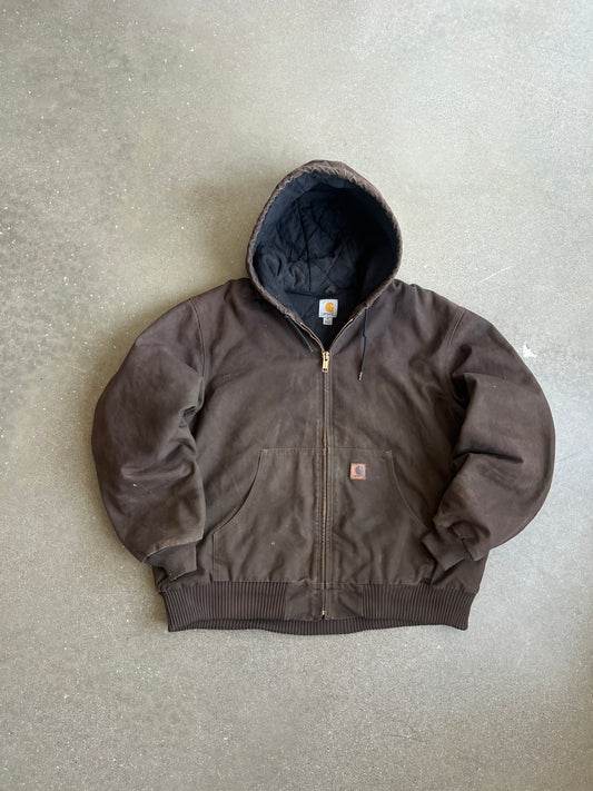 Vintage Dark Brown Carhartt Jacket - XL