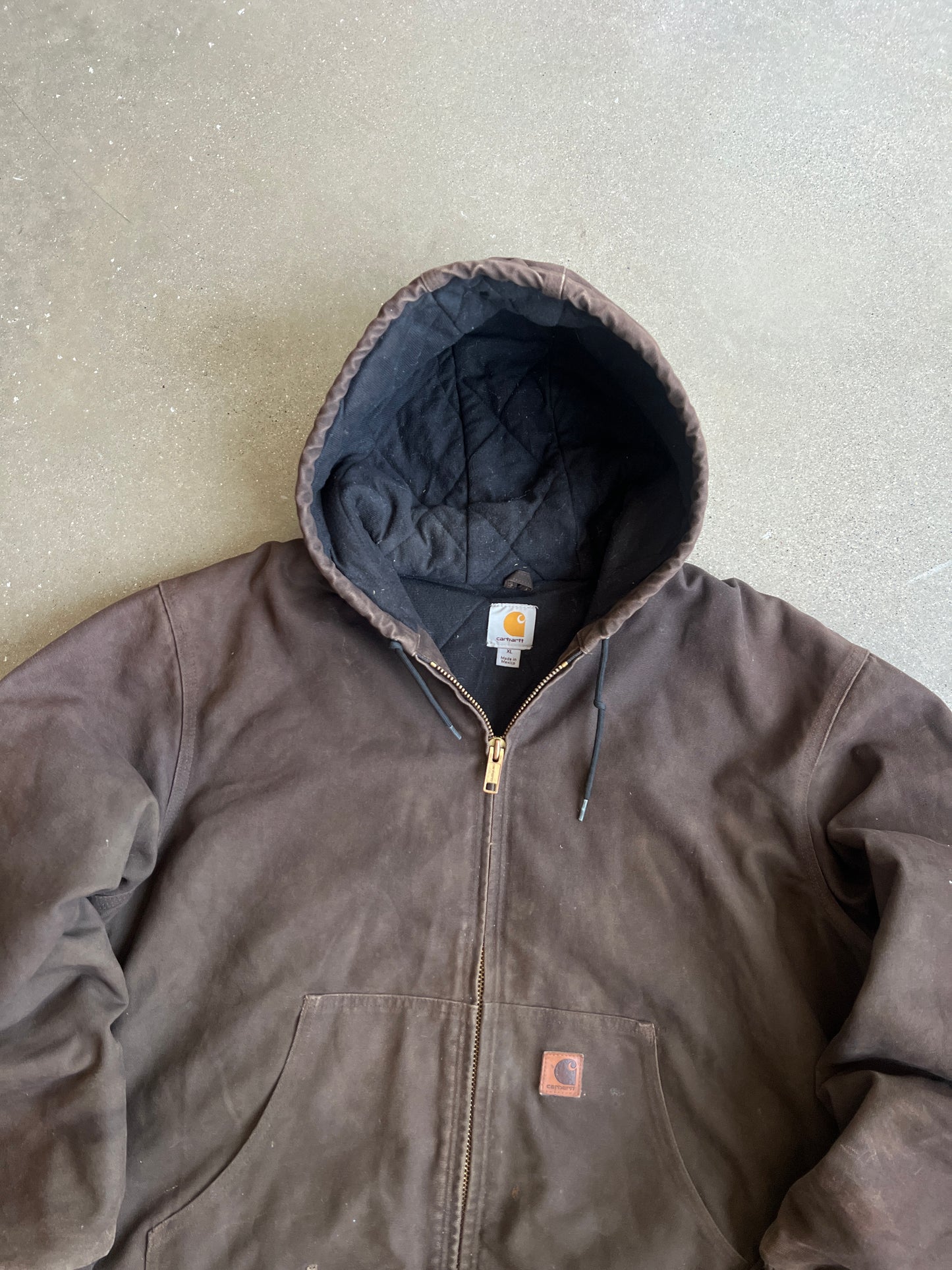 Vintage Dark Brown Carhartt Jacket - XL