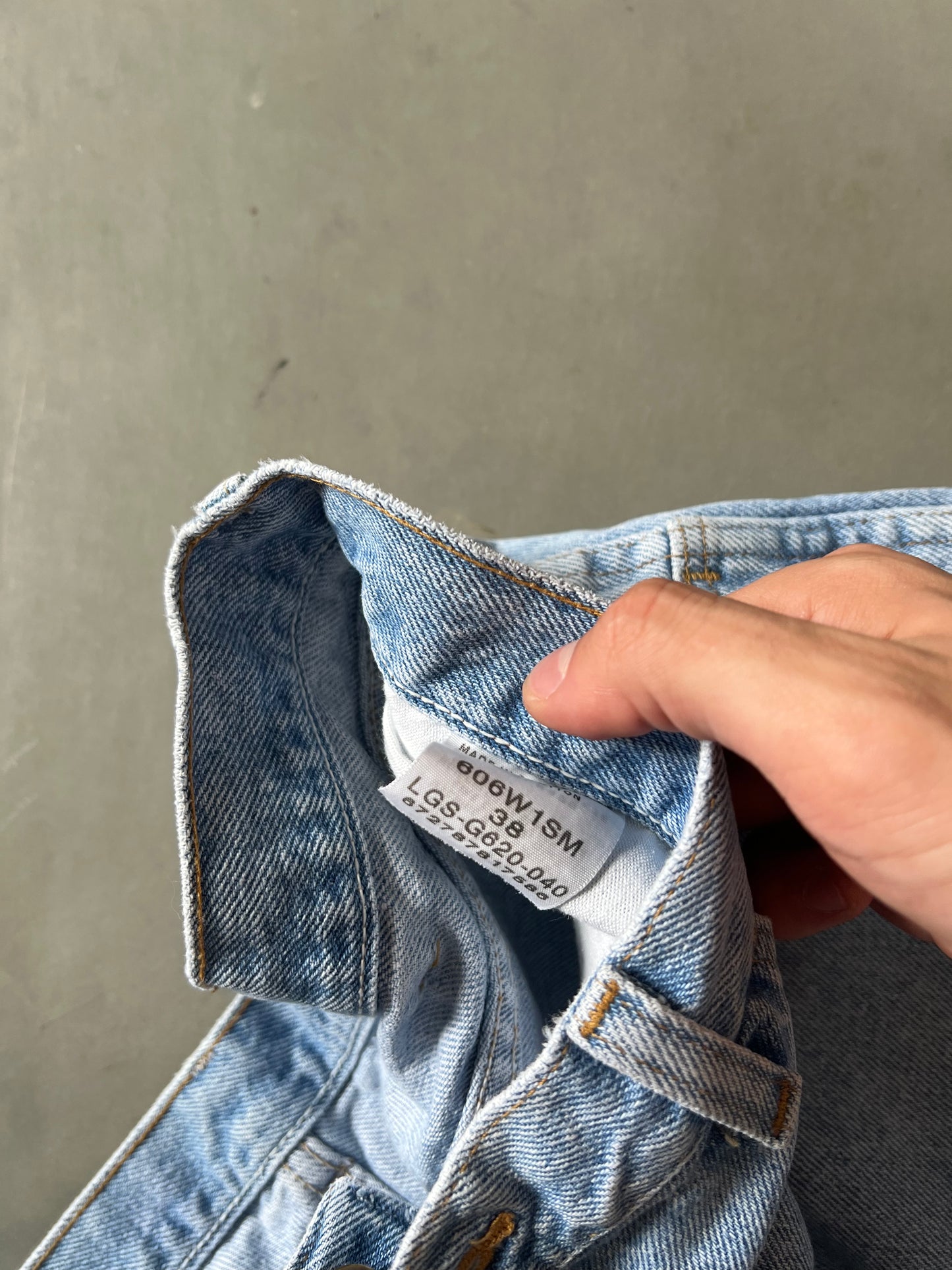 Vintage Faded Blue Wrangler Shorts - 38