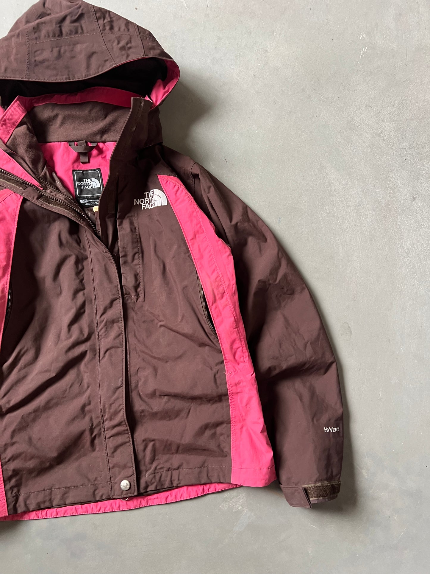 Vintage Brown & Pink North Face Jacket - S