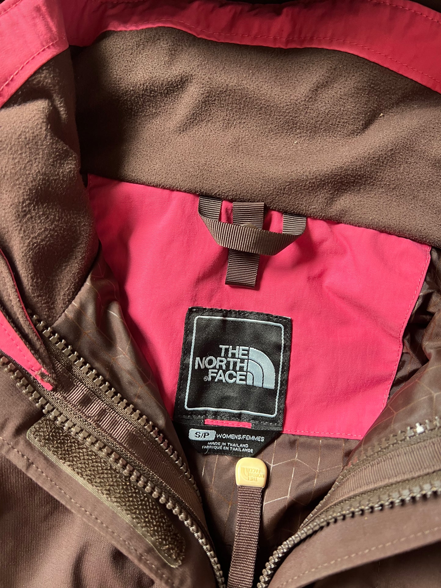 Vintage Brown & Pink North Face Jacket - S