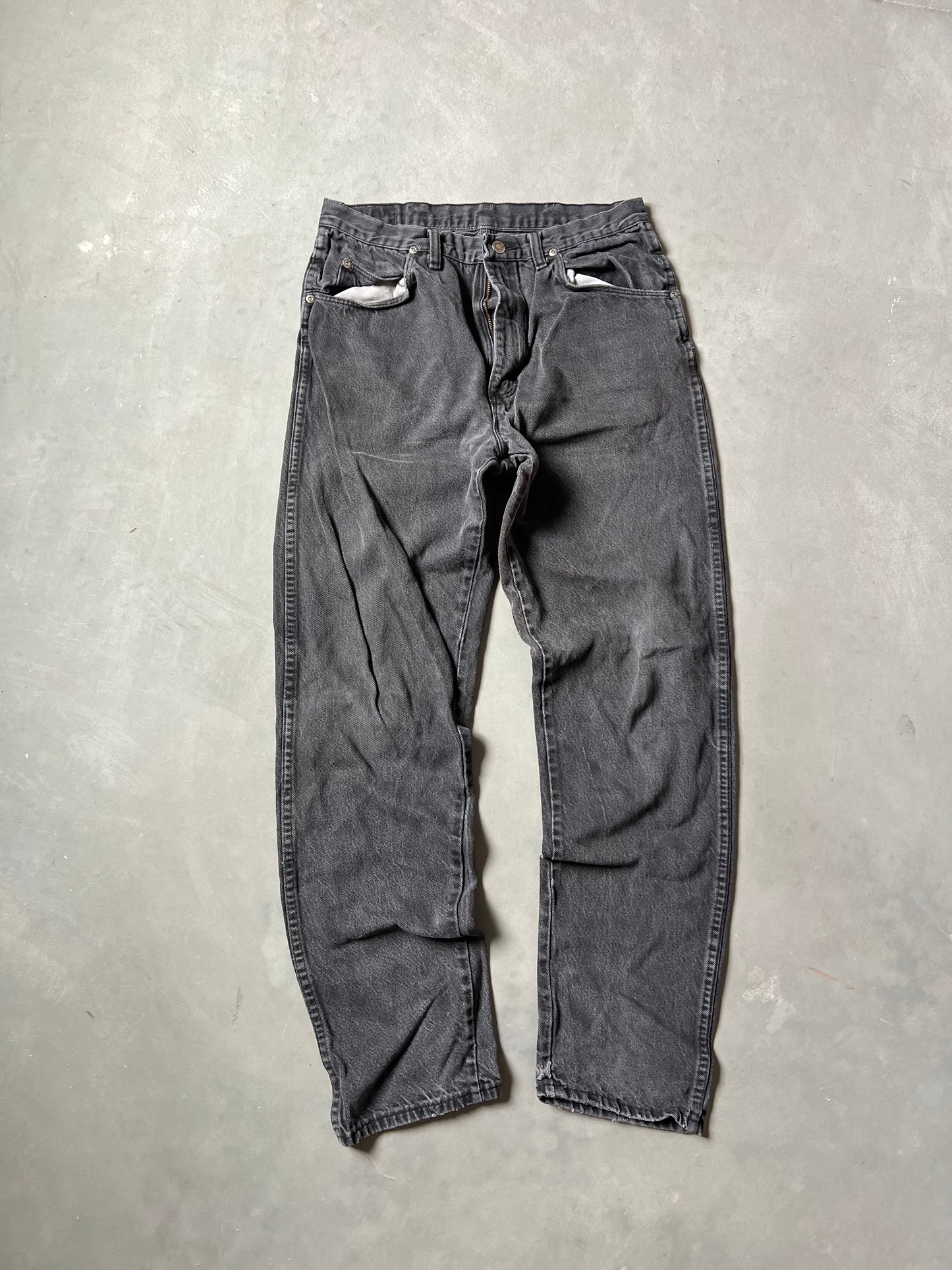 Vintage Black Wrangler Baggy Pants - 34