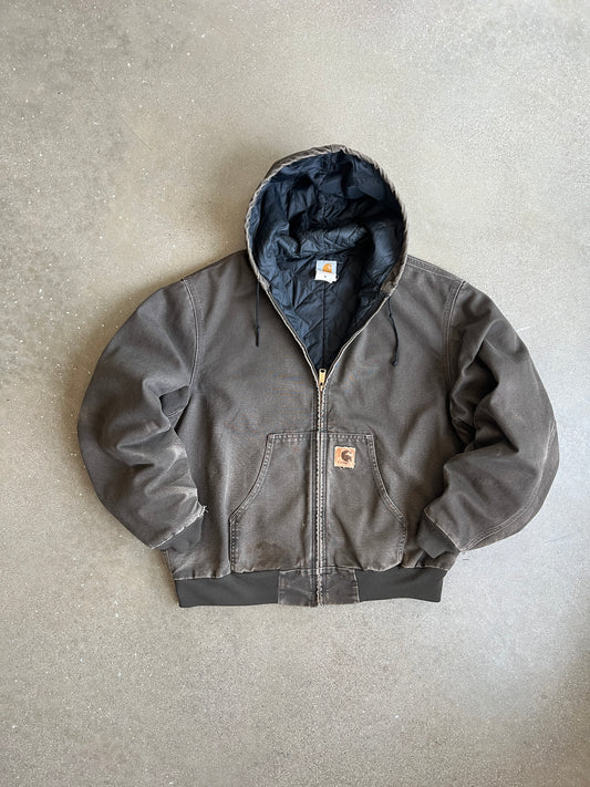 Vintage Mocha Brown Carhartt Jacket - XL