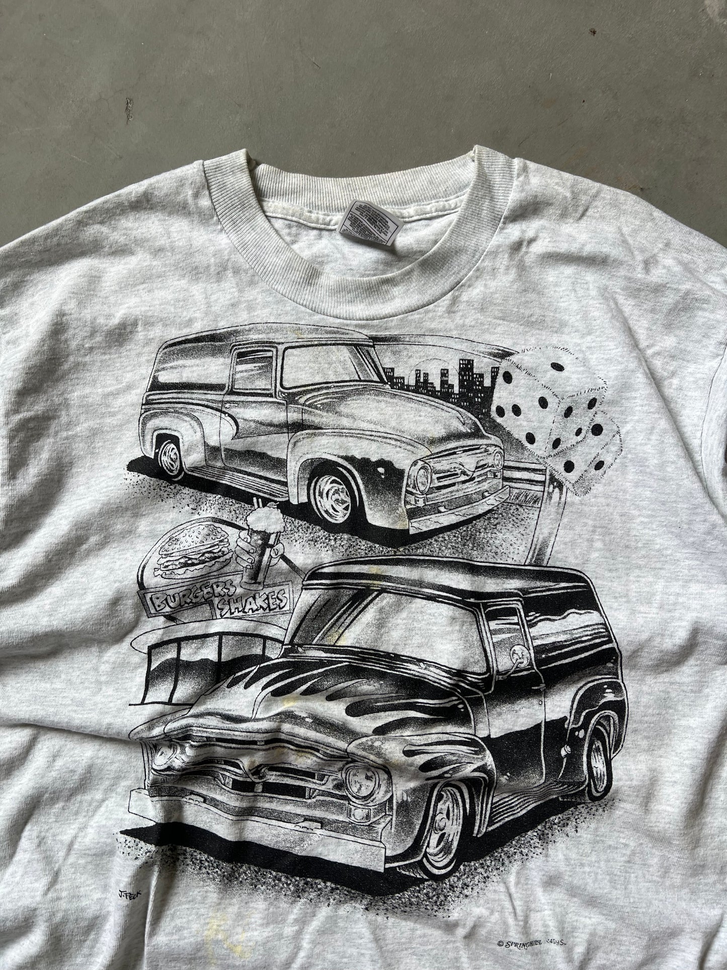 Vintage 90s Classic Car Shirt - L