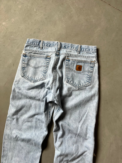Vintage Faded Blue Carhartt Pants - 34