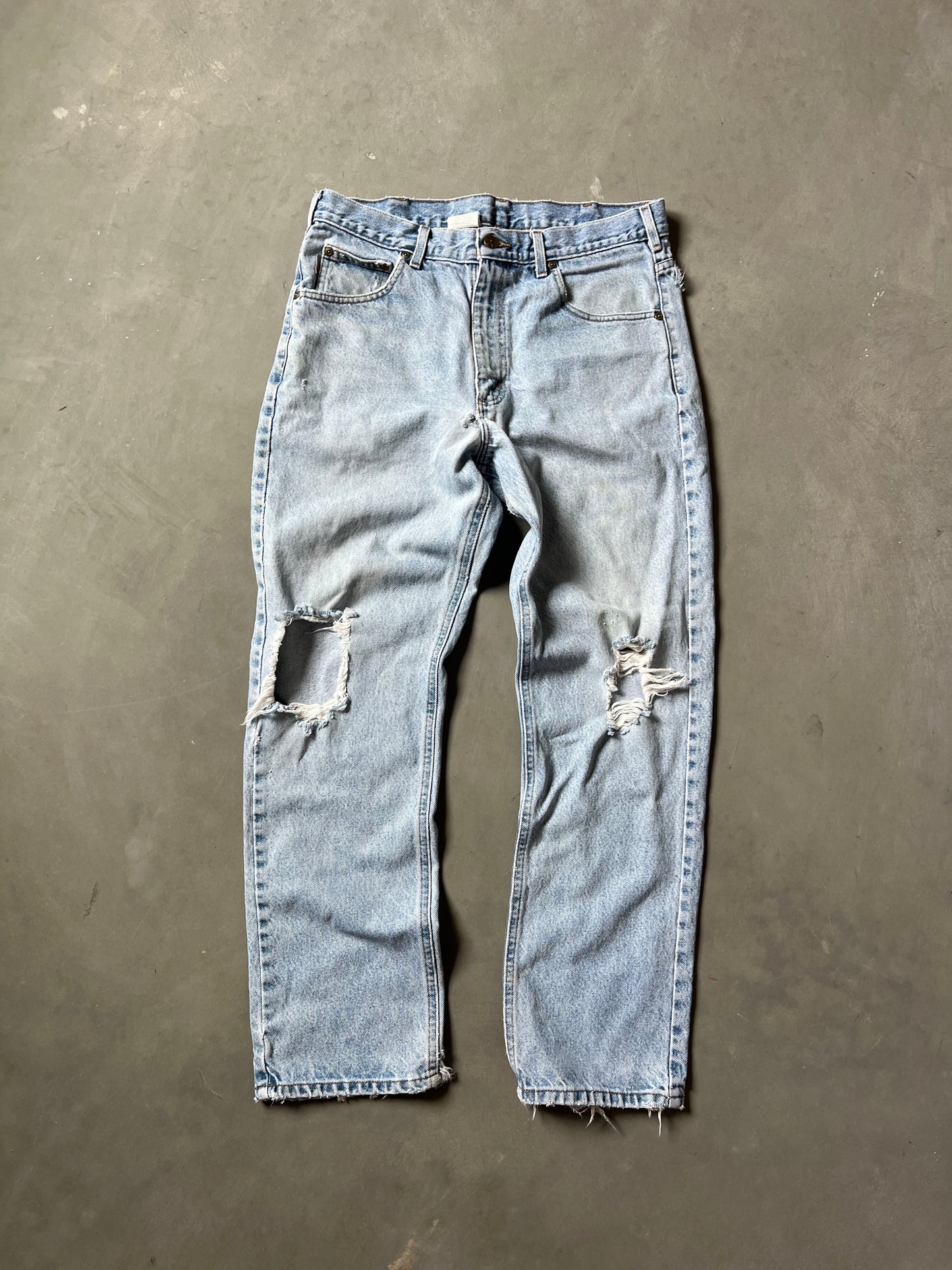 Vintage Faded Blue Carhartt Pants - 34