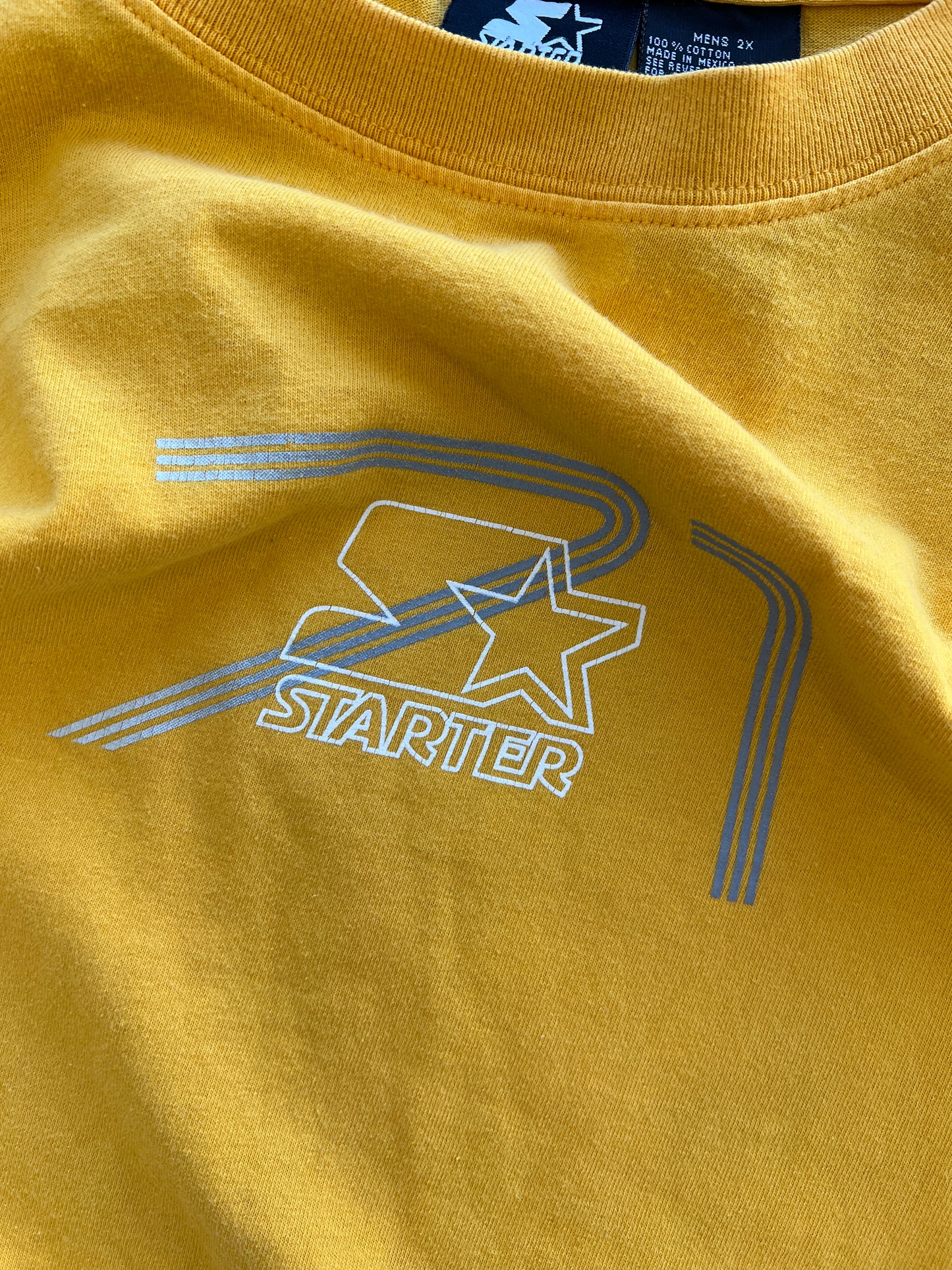 Vintage Yellow Starter Long Sleeve - 2XL