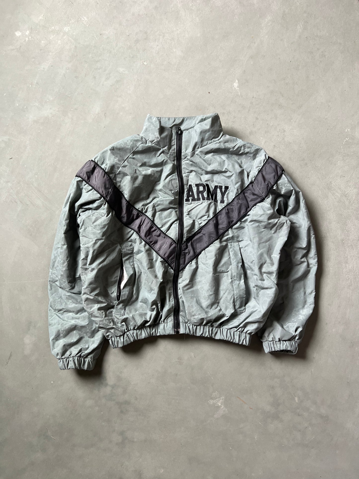 Vintage Grey Arm Zip Up Jacket - S