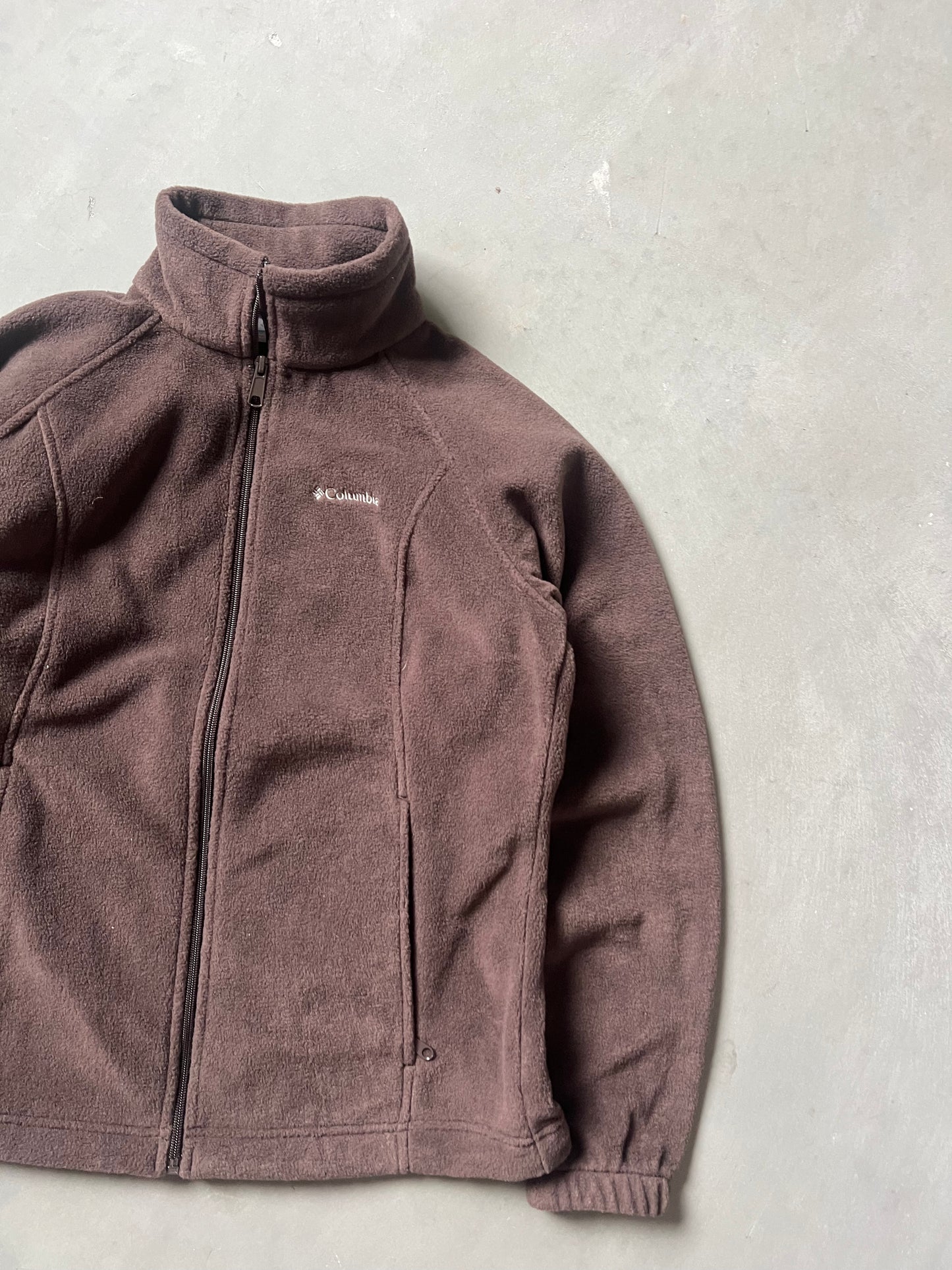 Vintage Mocha Brown Columbia Fleece - M