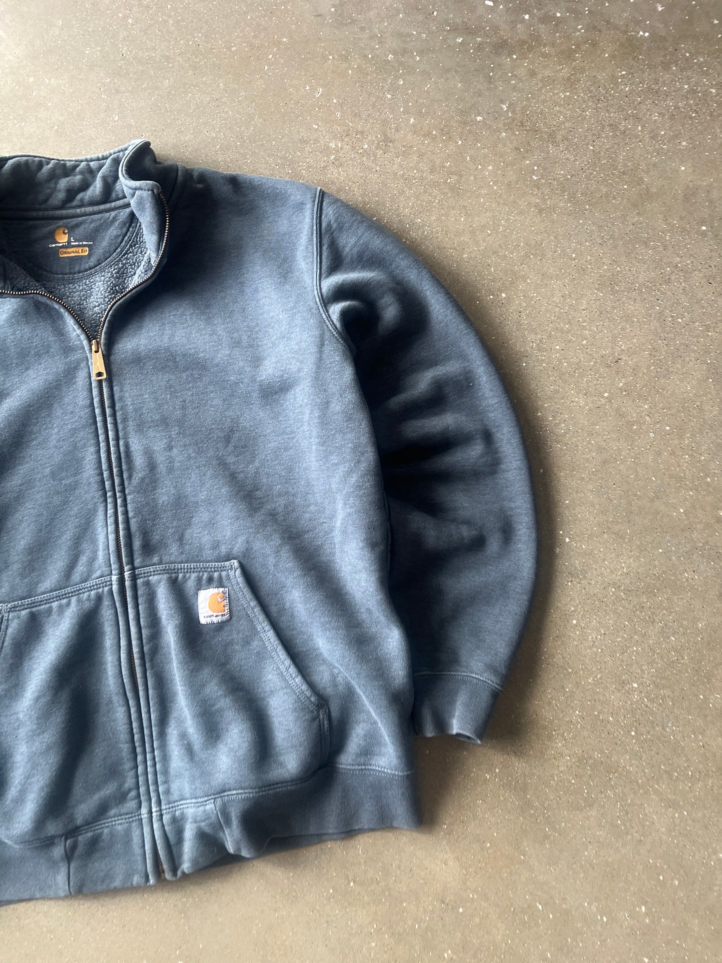 Vintage Grey Carhartt Zip Up Jacket - L