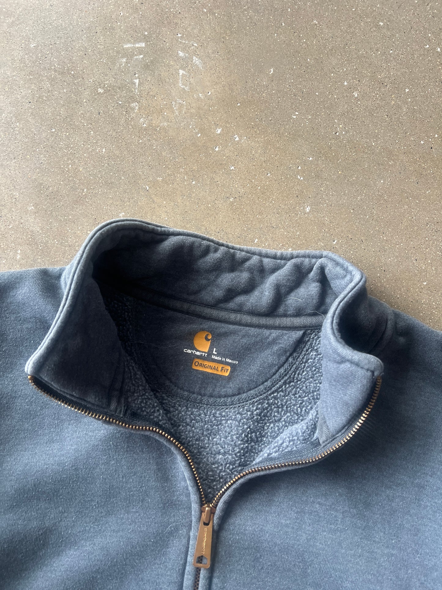 Vintage Grey Carhartt Zip Up Jacket - L