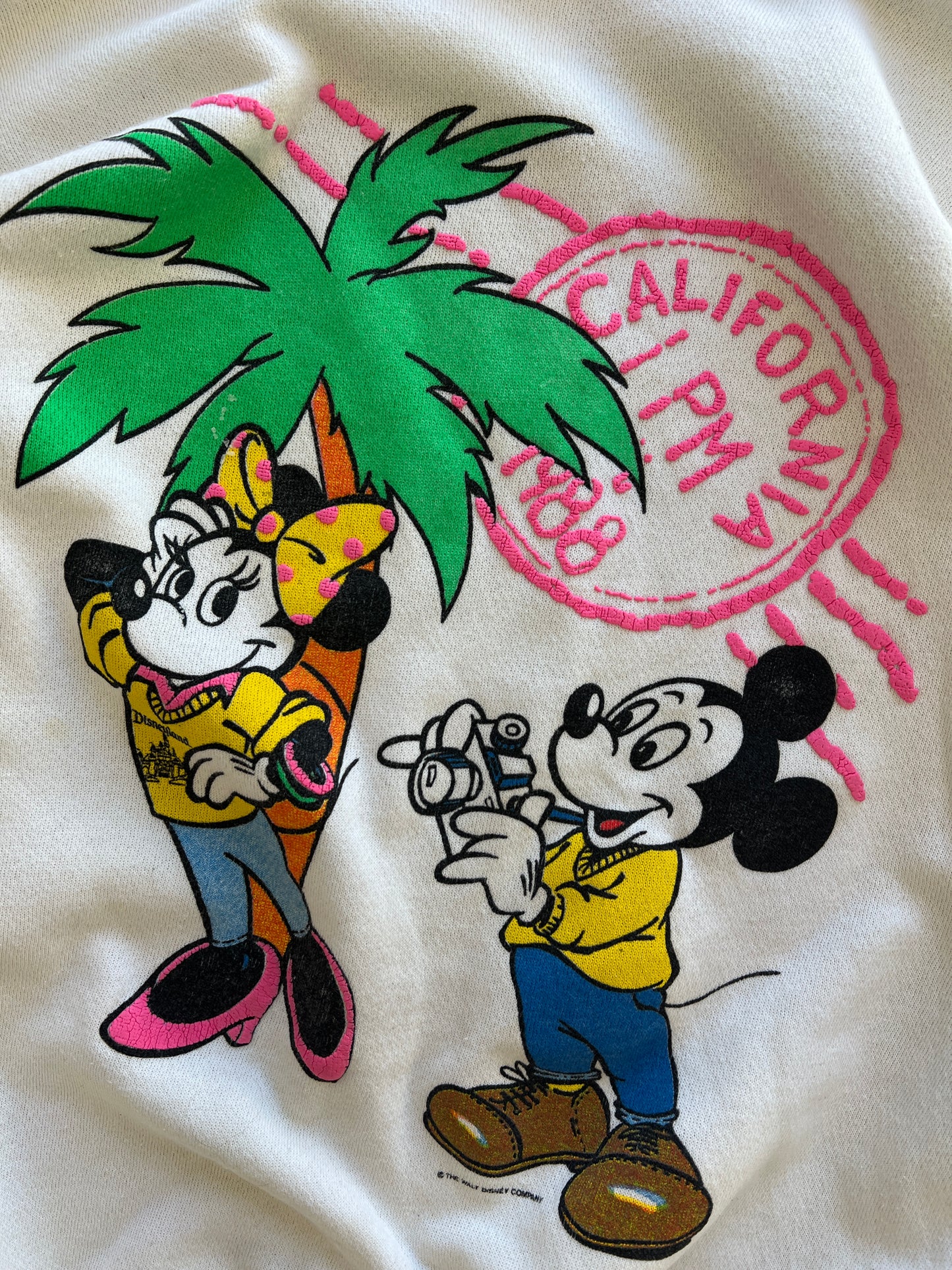 Vintage California Mickey Crew - M