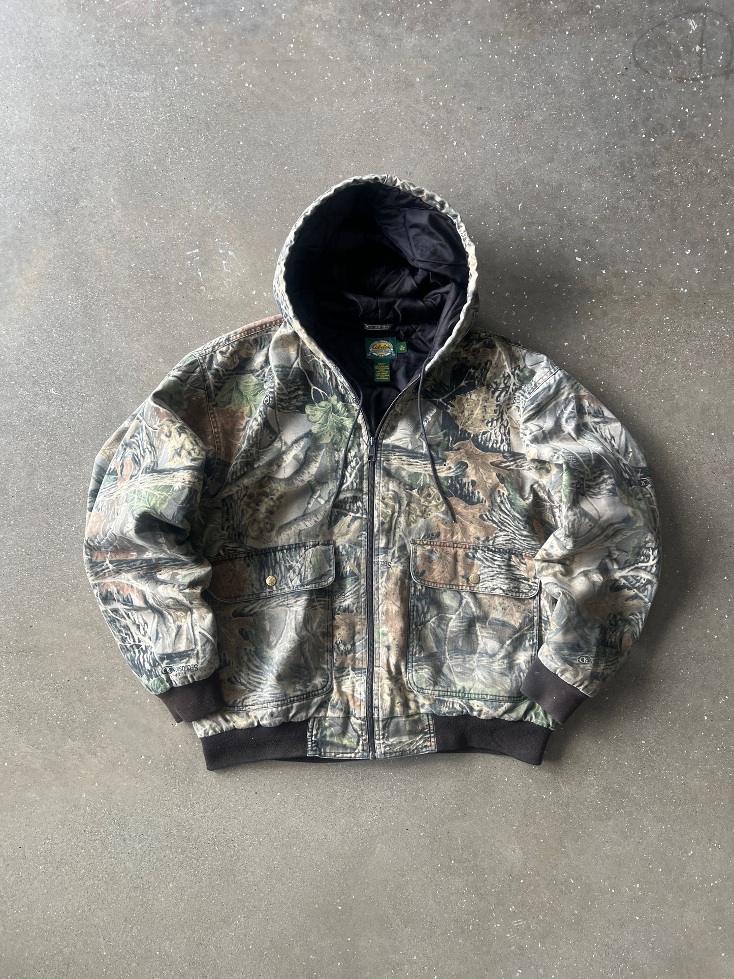 Vintage RealTree Camo Zip Up Jacket - XL