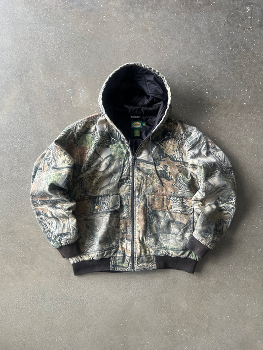 Vintage RealTree Camo Zip Up Jacket - XL