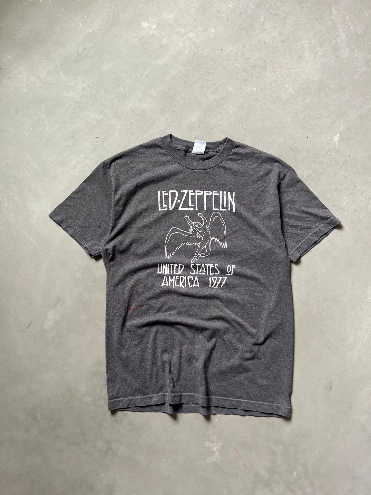 Vintage Grey Led Zepplin Band Shirt - L