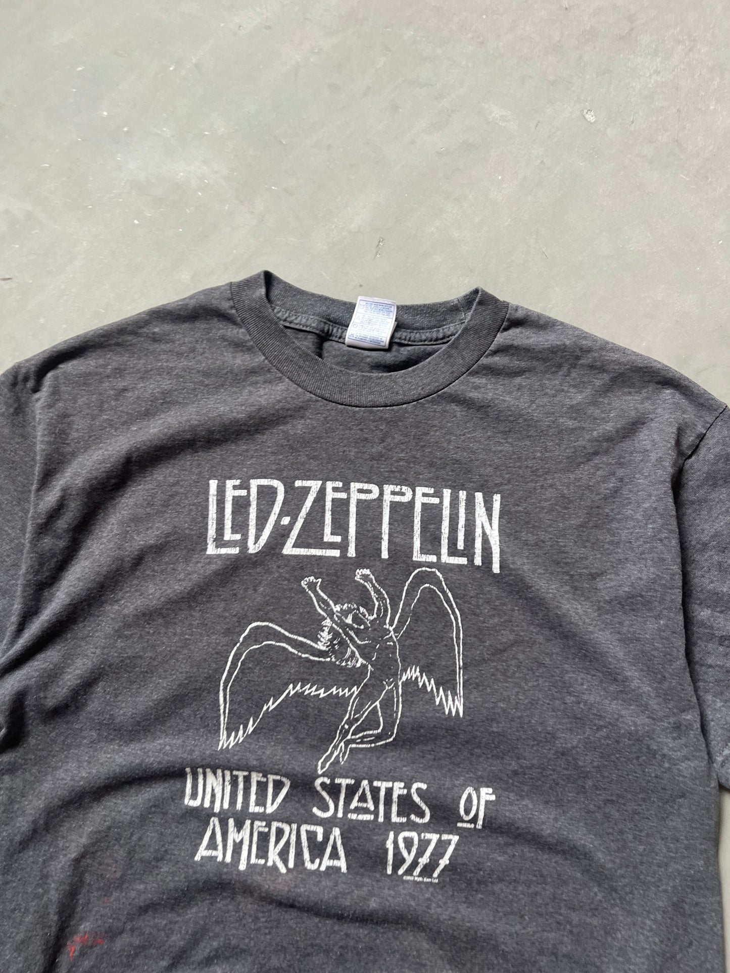Vintage Grey Led Zepplin Band Shirt - L