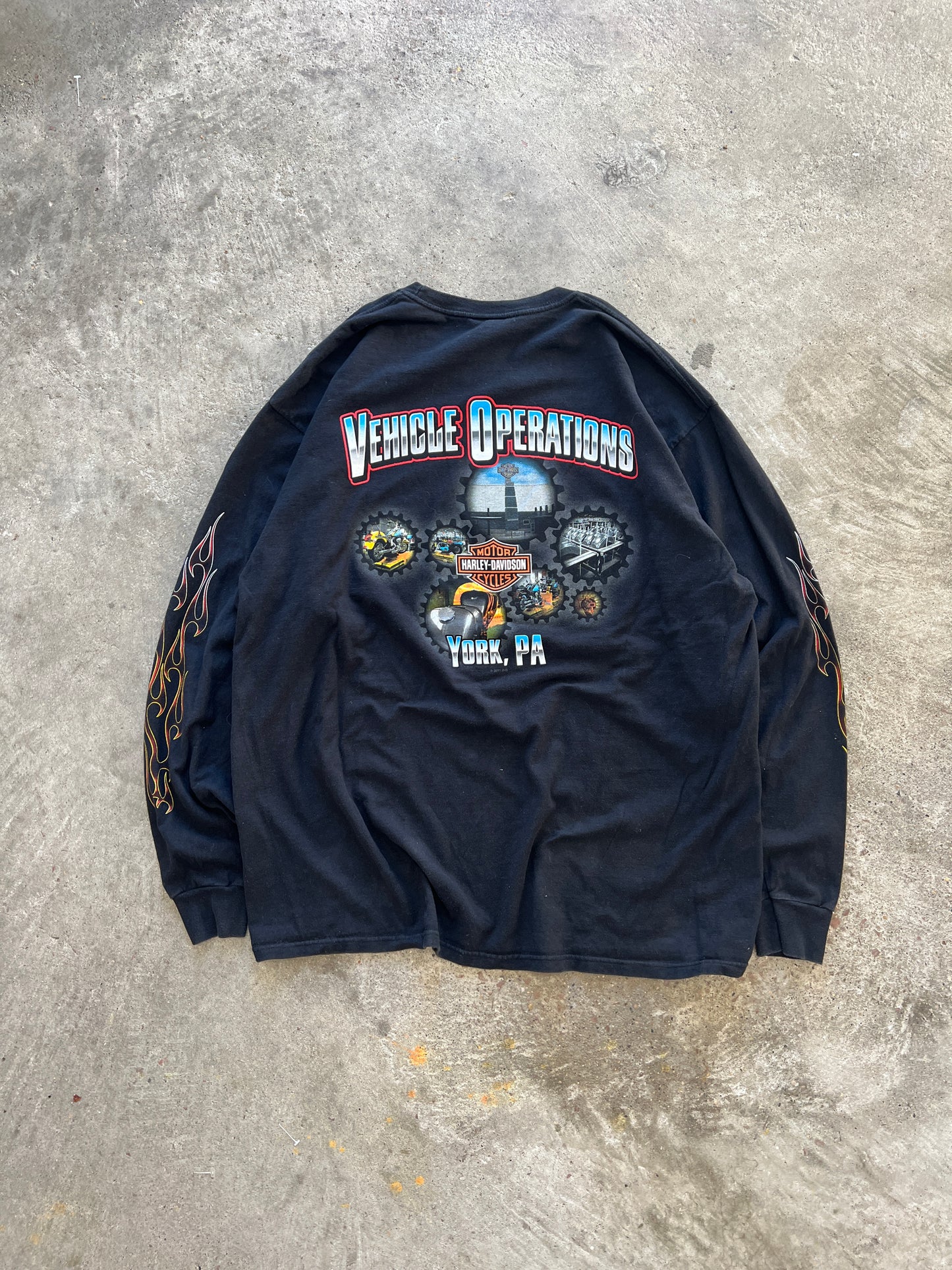 Vintage Harley Davidson Long Sleeve Shirt - XXL