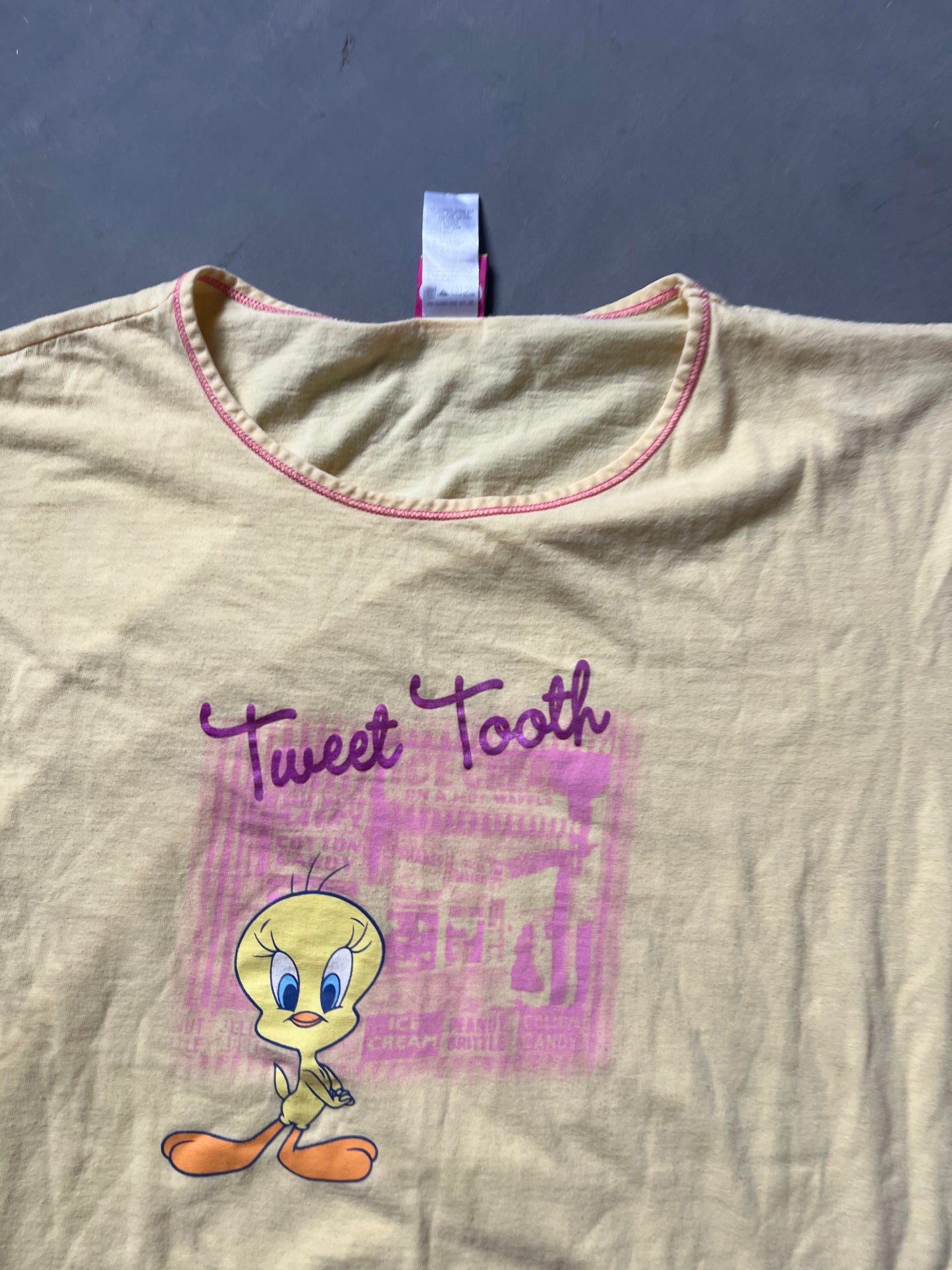 Vintage Yellow Tweetie Bird Shirt - XXL
