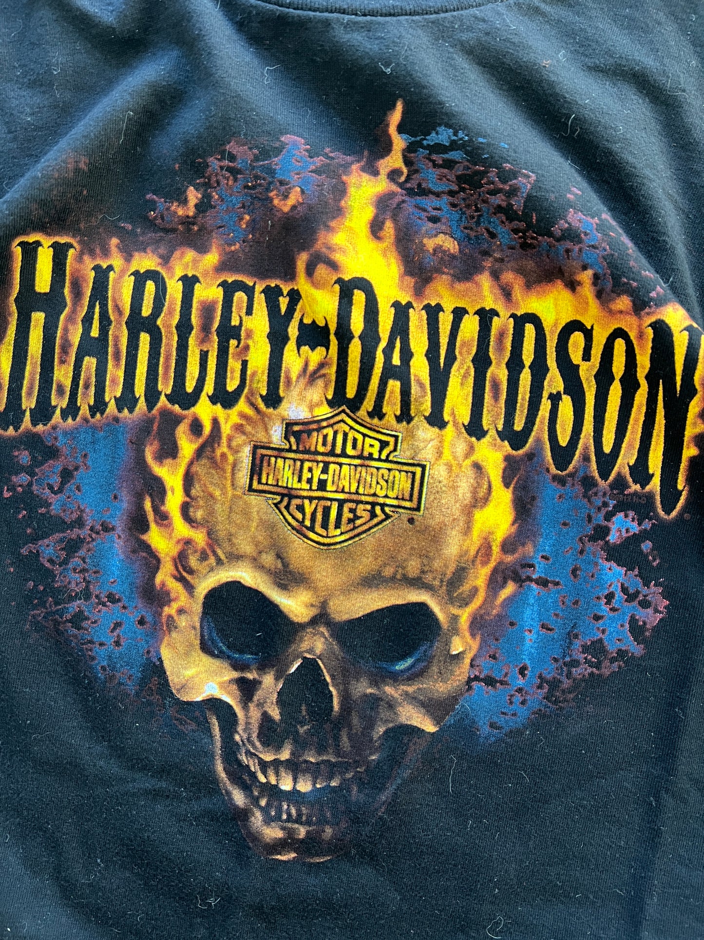 Vintage Harley Davidson Skull Shirt - XL