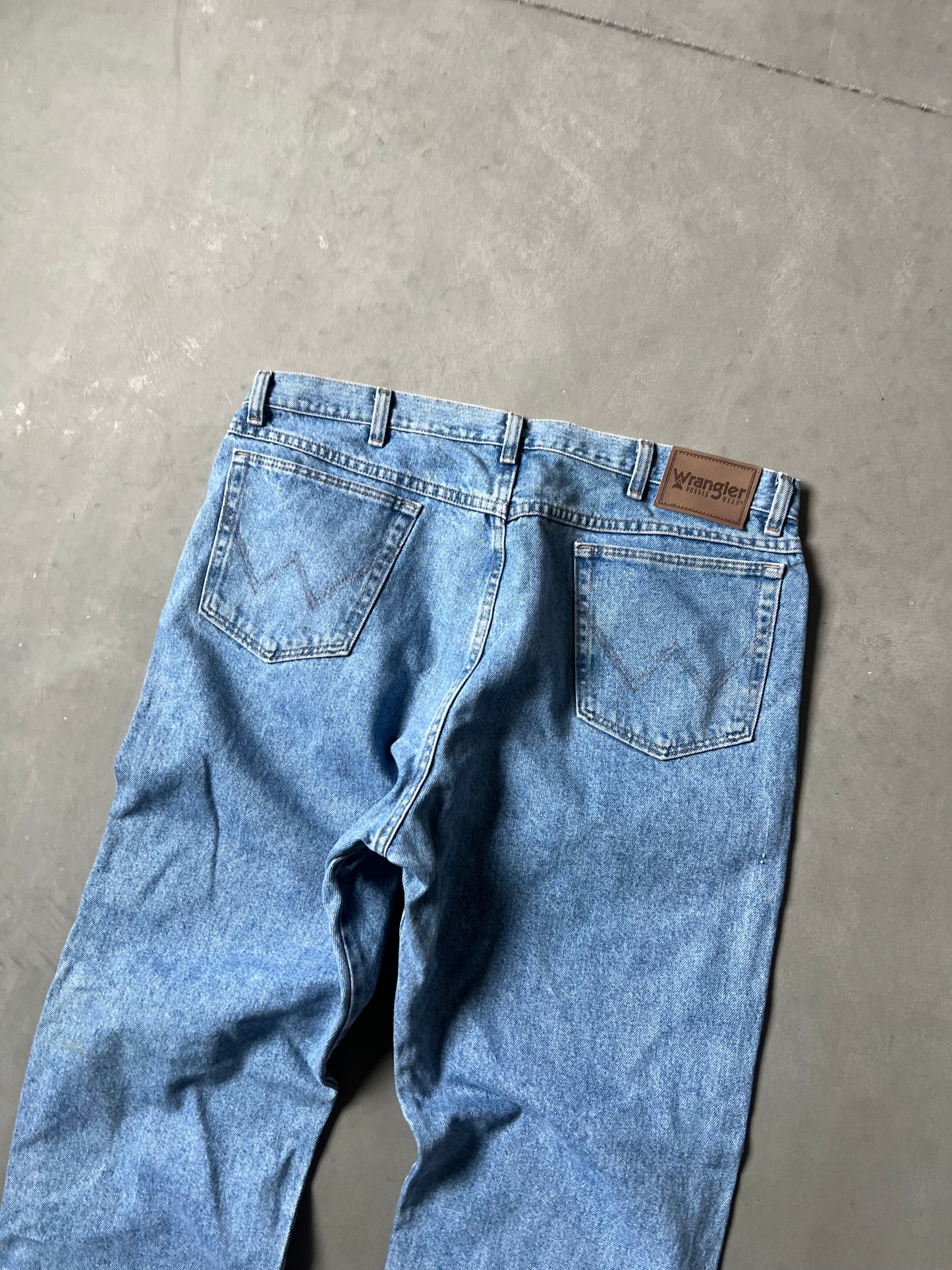 Vintage Denim Blue Wrangler Pants - 40