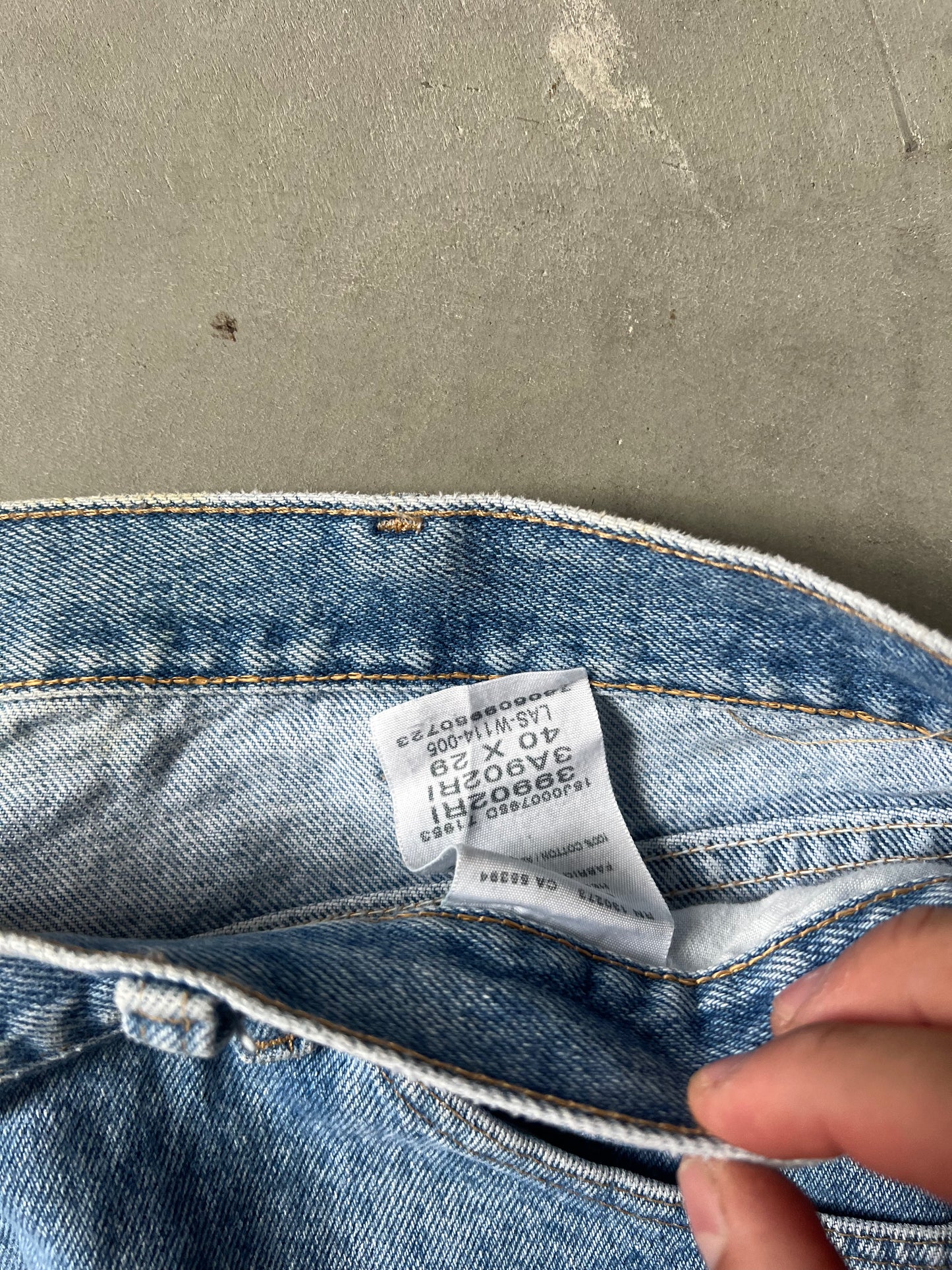 Vintage Denim Blue Wrangler Pants - 40
