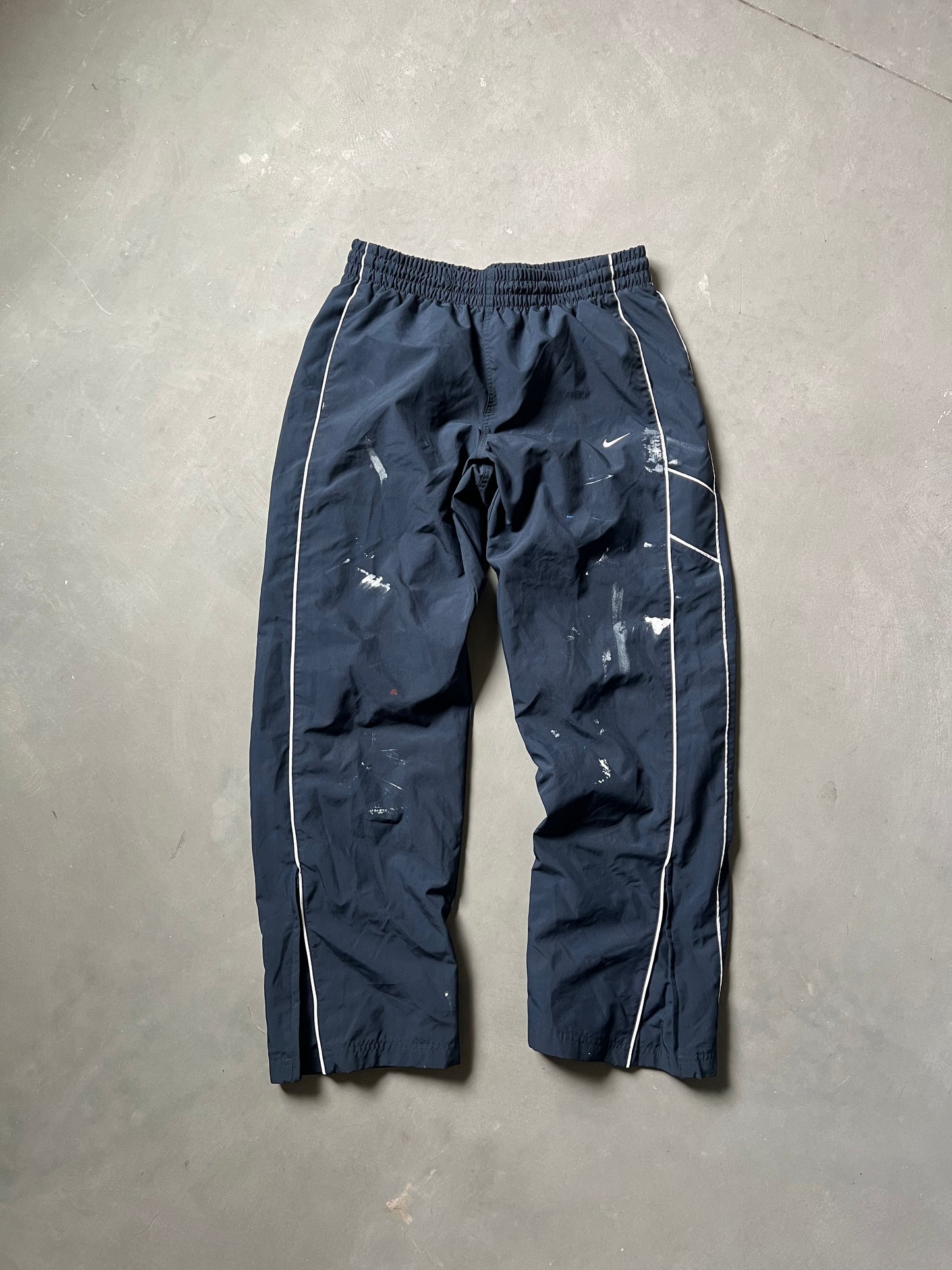 Vintage Navy Blue Nike Track Pants - L