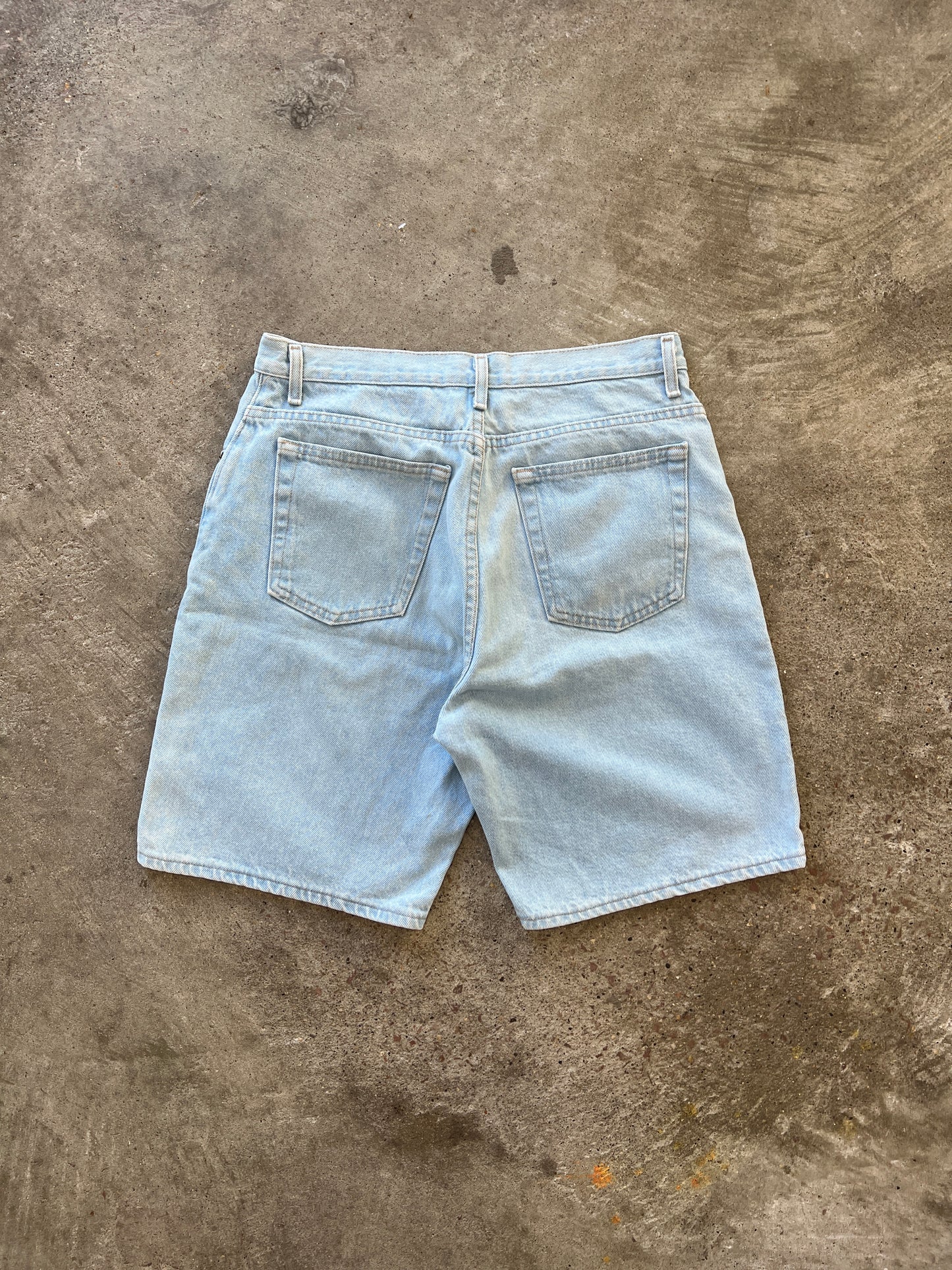 Vintage Light Wash Denim Shorts - 31