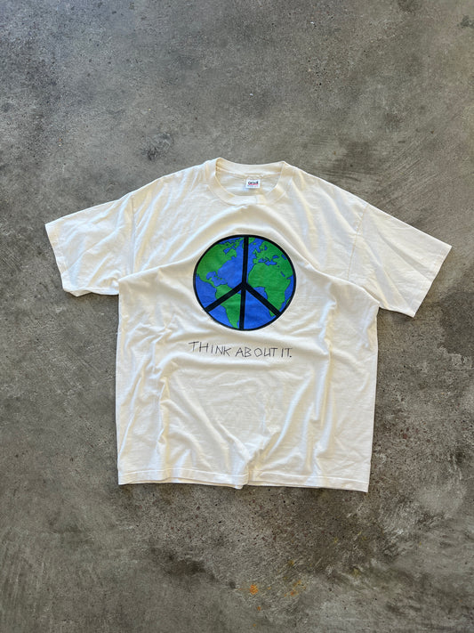 Vintage Peace On Earth Shirt - XXL