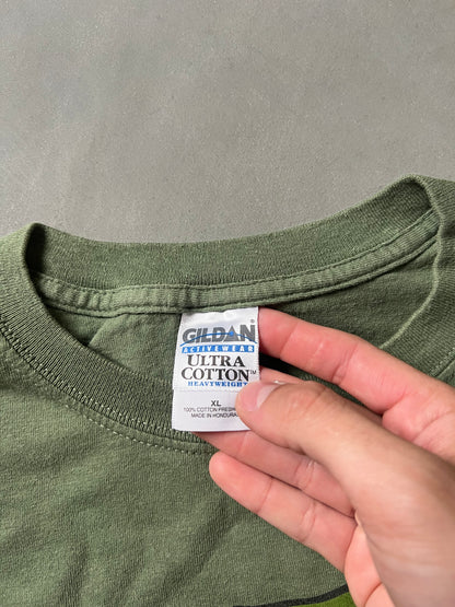 Vintage Green Happy Camper Shirt - XL
