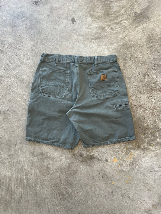Vintage Green Carhartt Shorts - 36