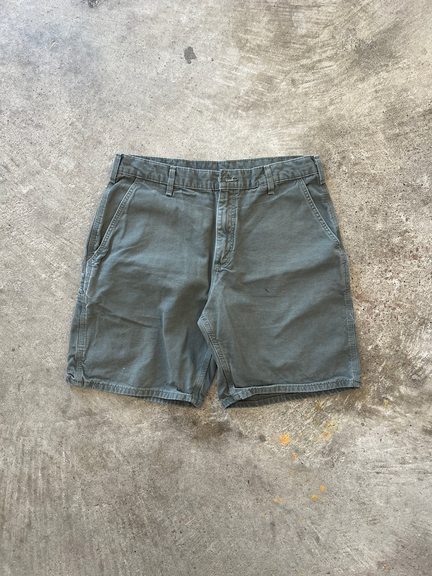 Vintage Green Carhartt Shorts - 36