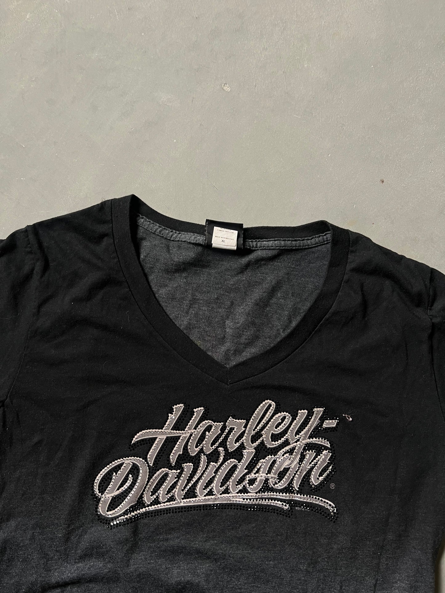 Vintage Black Harley Davidson Tank Shirt - XL