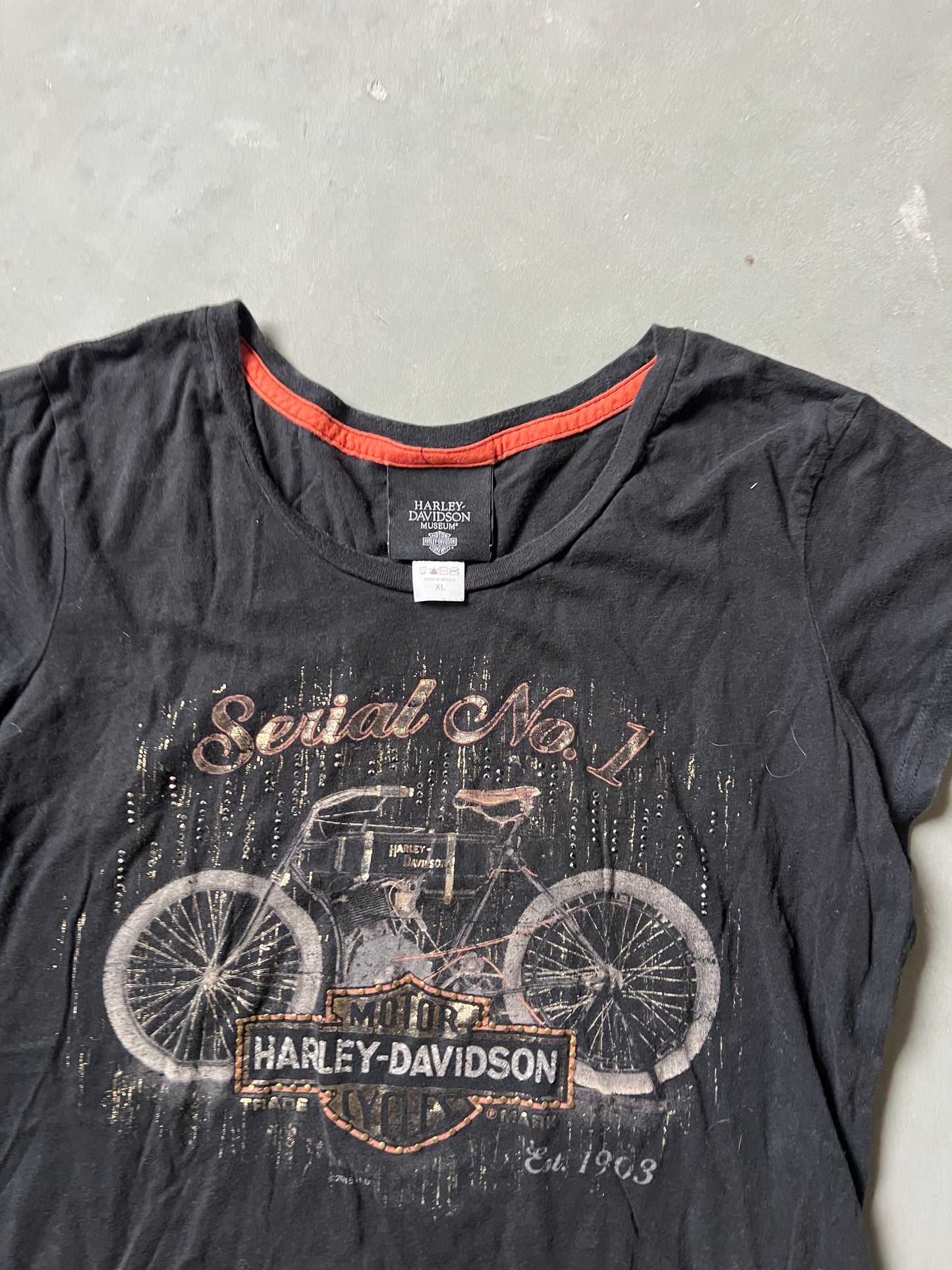 Vintage Black Harley Davidson Tank Top - XL