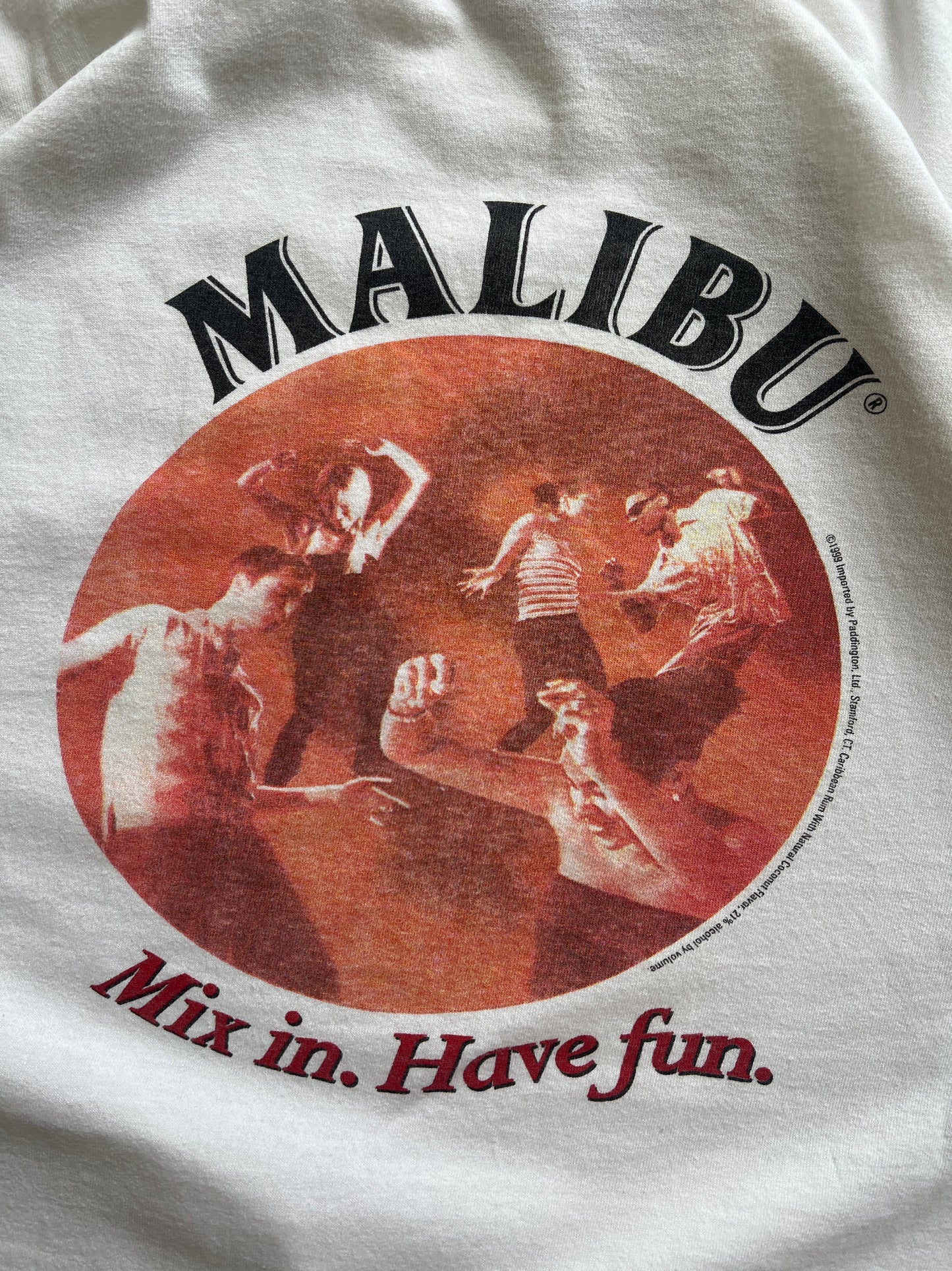 Vintage Malibu Alcohol Shirt - XL