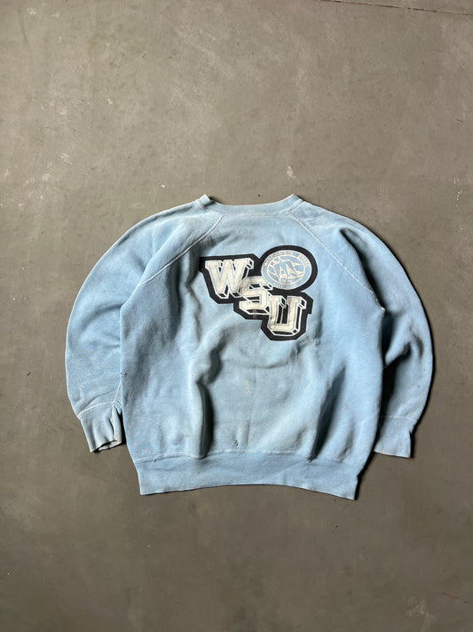 60s Wisconsin State Flock Print Champion Sweat - M