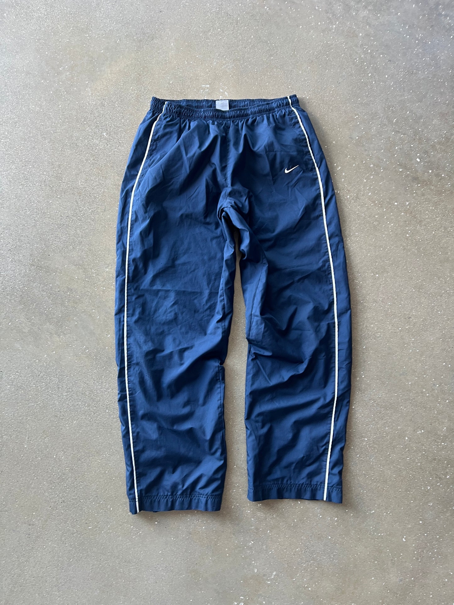 Vintage Navy Blue Nike Track Pants - L